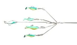 9ers Lures 9ers Shad 7" 4 Arm Shad Rig Lures