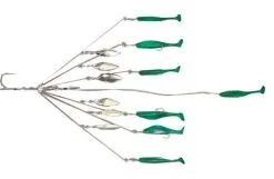 9ers Lures 9ers Silver Spinner Rig Lures