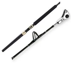 Alutecnos Stand-Up Albacore Rod - With Guides/Roller Top - Silver