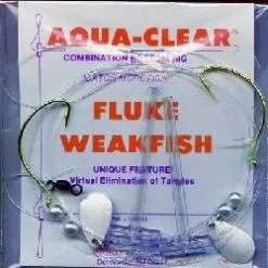Aqua Clear Aqua-Clear FW-1P2S Flounder/Weakfish High/Low Rig