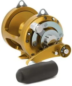Avet Reels Avet EXW 30/2 Two-Speed Lever Drag Big Game Reels Gold