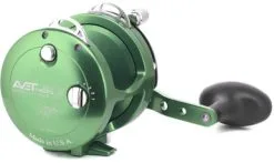 Avet Reels Avet HX 5/2 MC Raptor Two-Speed Lever Drag Casting Reels Green