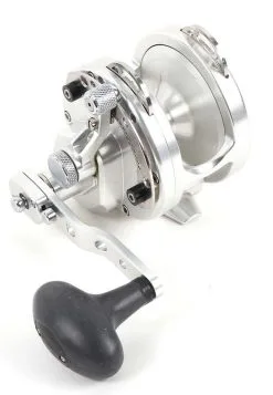 Avet Reels Avet HXJ 5/2 MC Raptor Two-Speed Lever Drag Casting Reel Silver LH