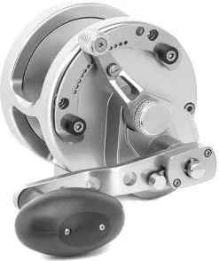 Avet Reels Avet HXJ 5/2 Two-Speed Lever Drag Casting Reel Silver