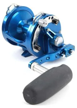 Avet Reels Avet HXW 5/2 RAPTOR Two-Speed Lever Drag Casting Reel Blue