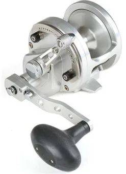 Avet Reels Avet JX 6/3 MC Raptor 2-Speed Lever Drag Casting Reel Left-Hand Silver