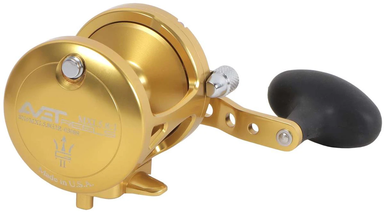 Avet Reels Avet MXL 5.8 G2 1 Speed Reel - Gold (No Glide Plate) 5 Avet Reels Avet MXL 5.8 G2 1 Speed Reel - Gold (No Glide Plate) - Image 3