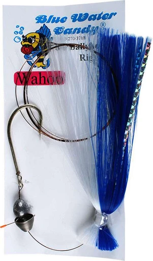 Blue Water Candy Skirted Wire Ballyhoo Rig 3 Blue Water Candy Skirted Wire Ballyhoo Rig