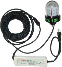 Hydro Glow Underwater Dock Light - 100W/120VAC - Green Sinking Style