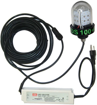 Hydro Glow Underwater Dock Light - 100W/120VAC - Green Sinking Style 3 Hydro Glow Underwater Dock Light - 100W/120VAC - Green Sinking Style