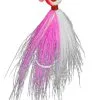 Jigging World Power Ball With Bucktail V2 Jig - 6oz - Pink Shine -Saltwater Rods & Poles Sales jigging world jw pbb6 ps power ball with bucktail v2 jig 54229.1665203654.386.513