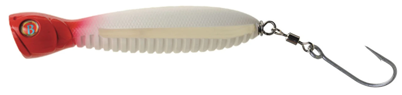 Ocean Born Flying Popper Tuna Rocket - Red Head 3 Ocean Born Flying Popper Tuna Rocket - Red Head