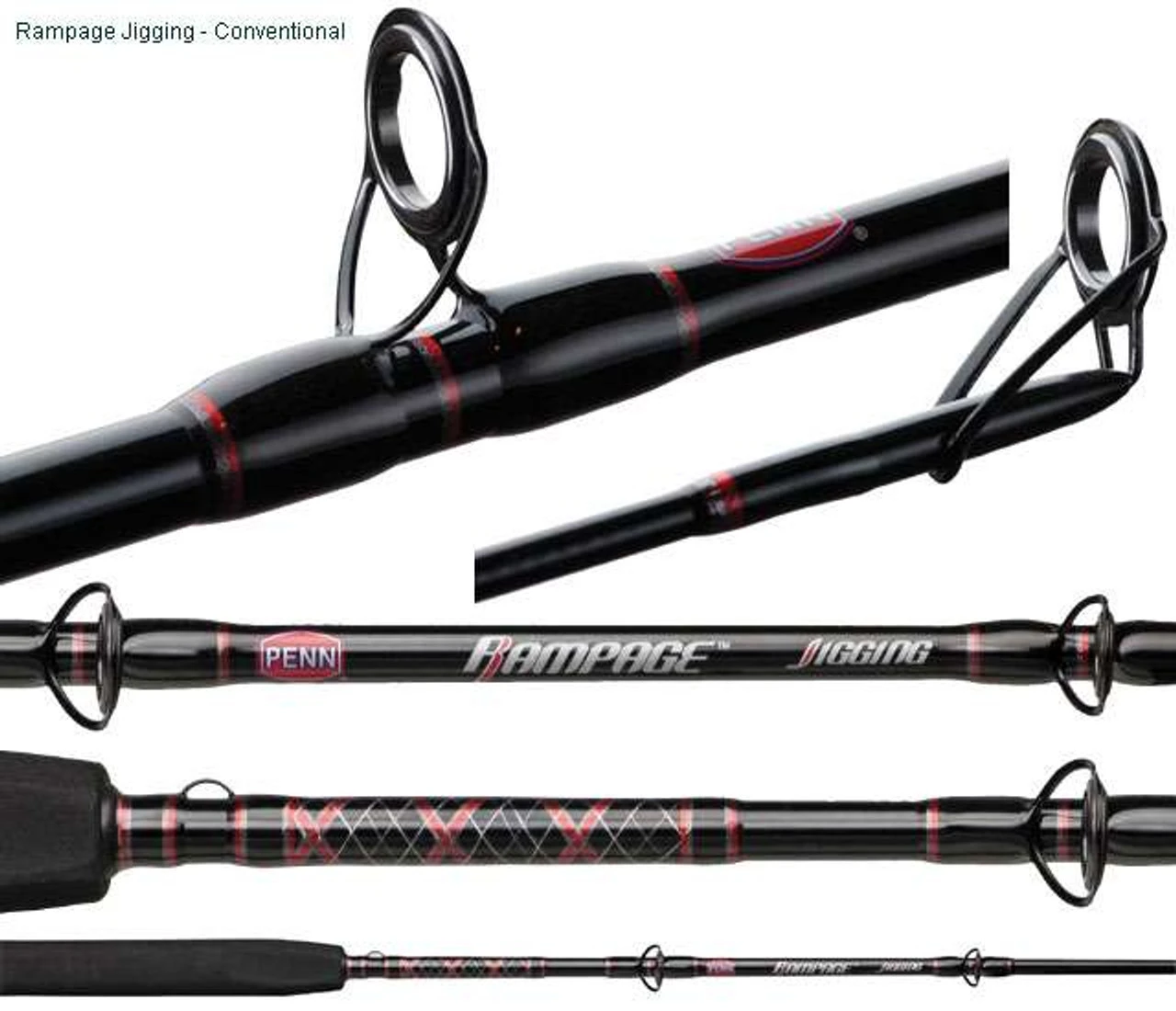 Penn Rampage Jigging Rods 4 Penn Rampage Jigging Rods - Image 2