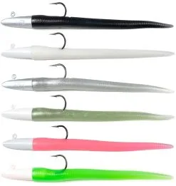 RonZ Original Series Rigged Soft Baits -Saltwater Rods & Poles Sales ronz 3x strong pure tin z series rigged head tails 96537.1651033029