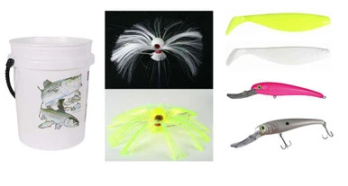 TackleDirect Striped Bass Trolling Bucket Kit 3 TackleDirect Striped Bass Trolling Bucket Kit