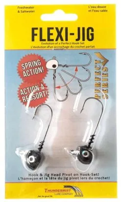 Thundermist Lures Thundermist FJ-075 Thundermist Flexi Jig - Glow White