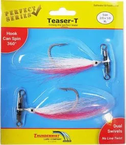 Thundermist Lures Thundermist Teaser-T Inline Teaser - X-Large White/Purple