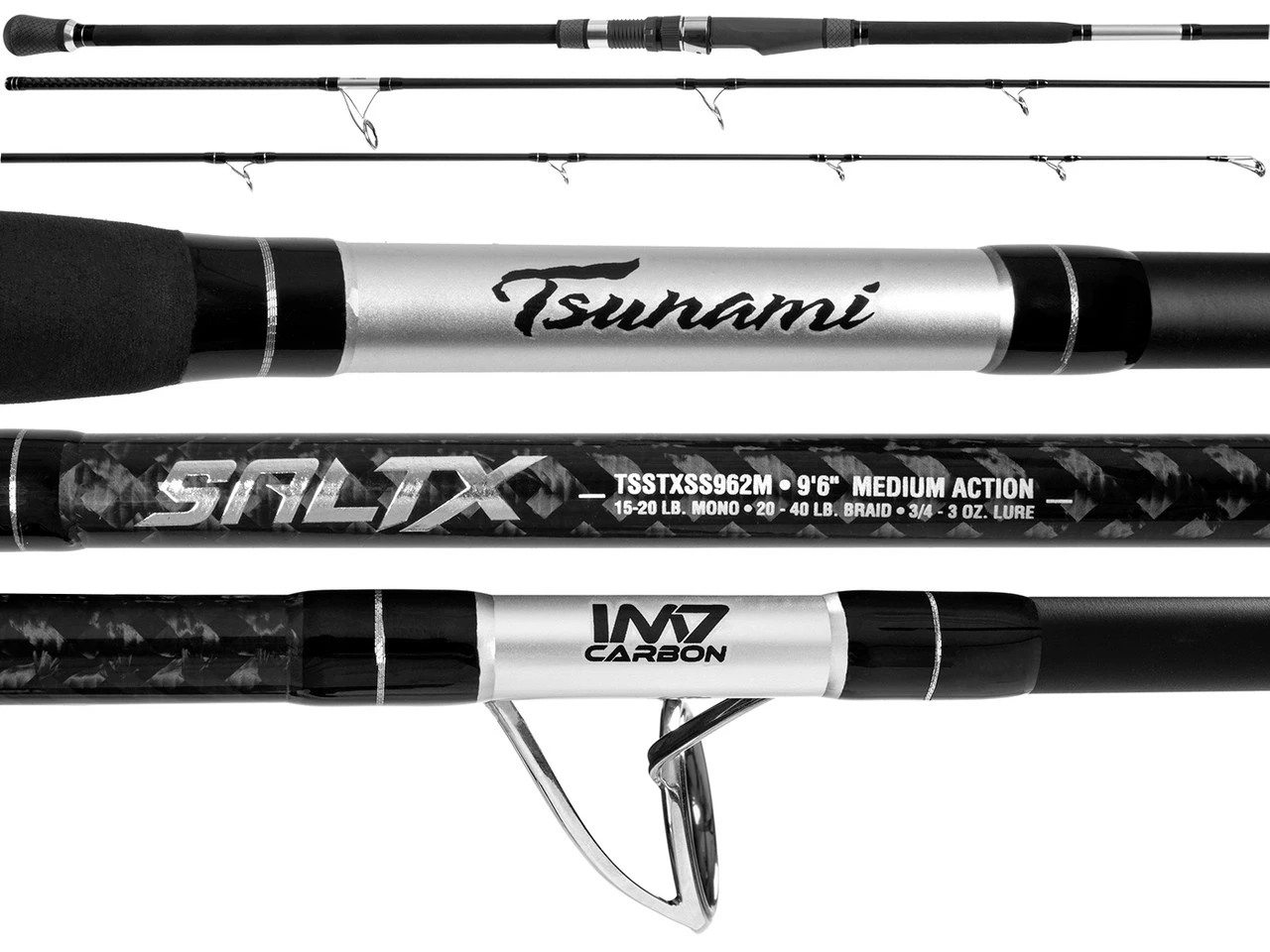 Tsunami SaltX Surf Spinning Rods 3 Tsunami SaltX Surf Spinning Rods