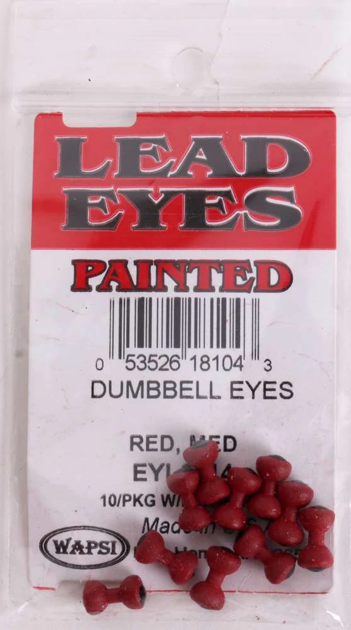 Wapsi Lead Eyes Painted Dumbbell Eyes 3 Wapsi Lead Eyes Painted Dumbbell Eyes
